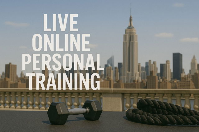 Live Online Personal Training- 30 Minutes- 2x/Week