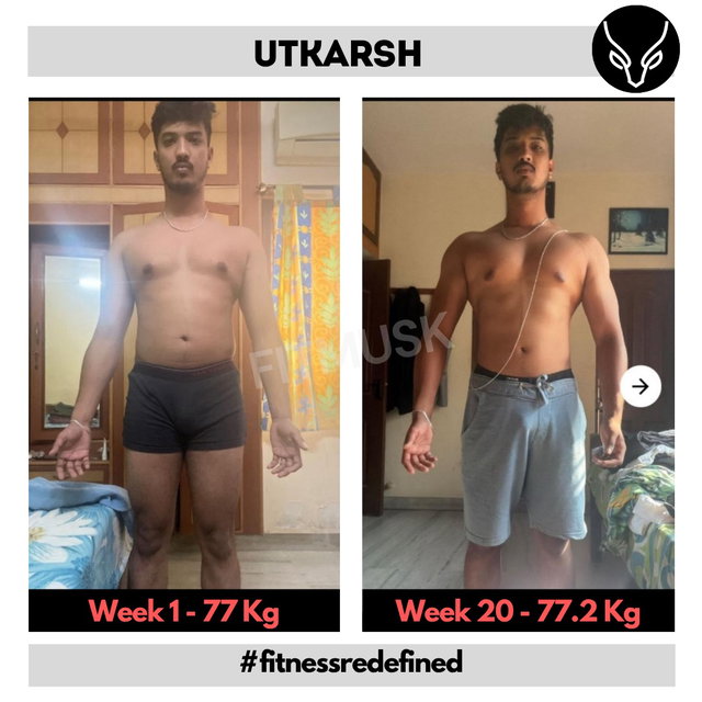 Transformation before after