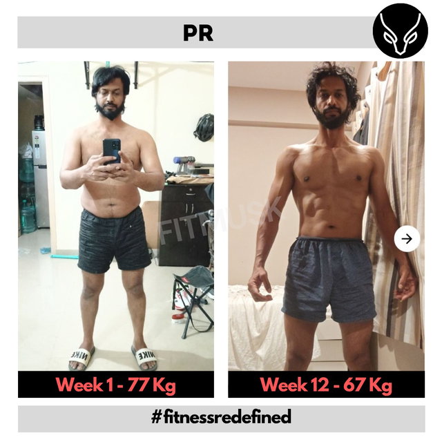 Transformation before after