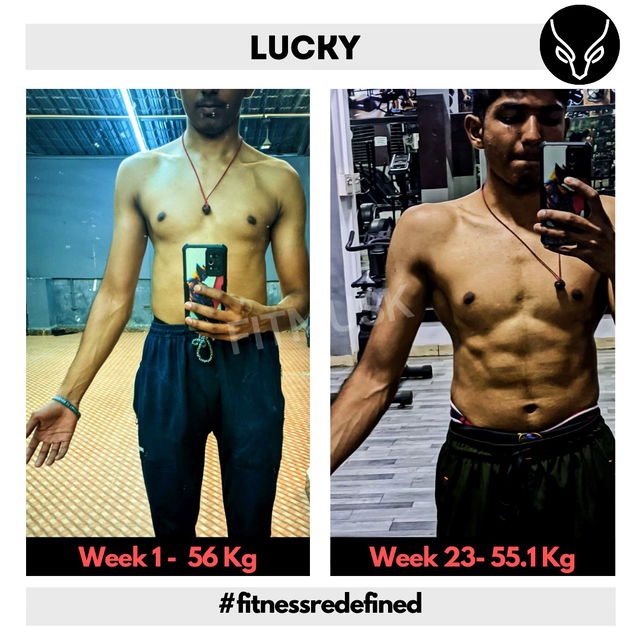 Transformation before after