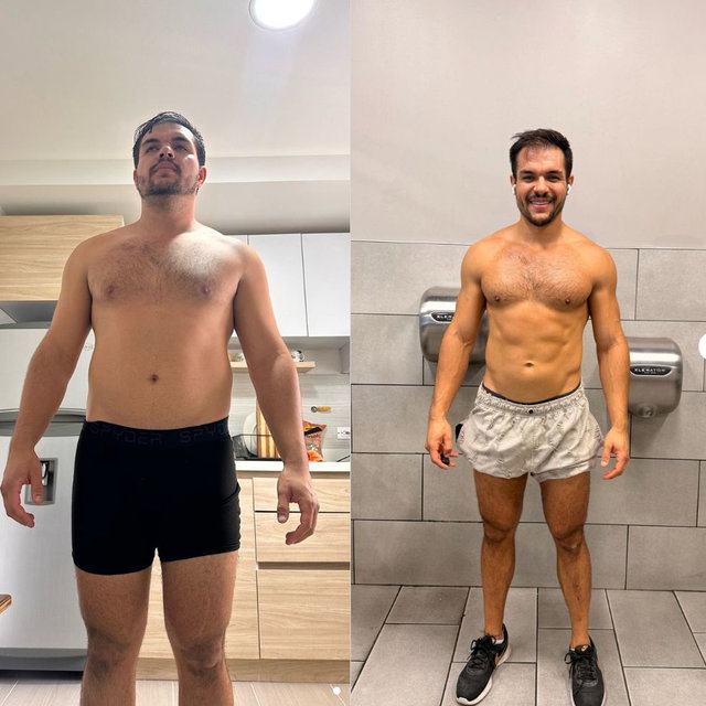Transformation before after