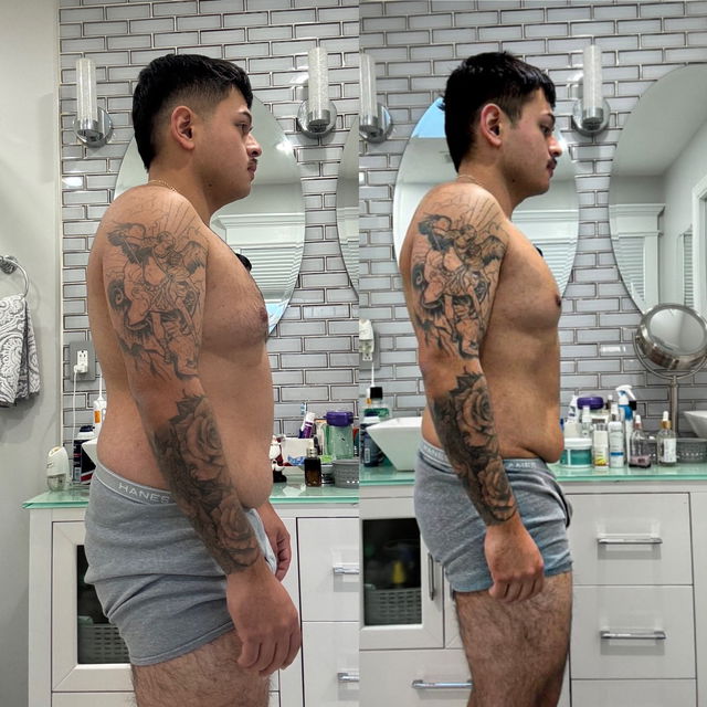 Transformation before after