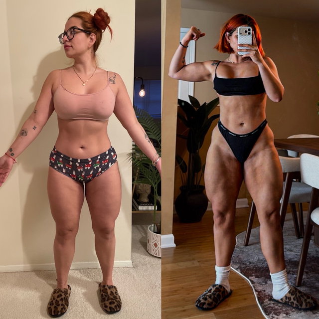 Transformation before after