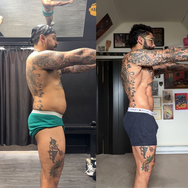 Transformation before after