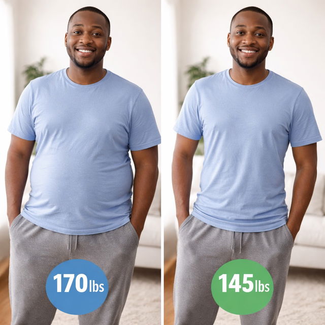 Transformation before after