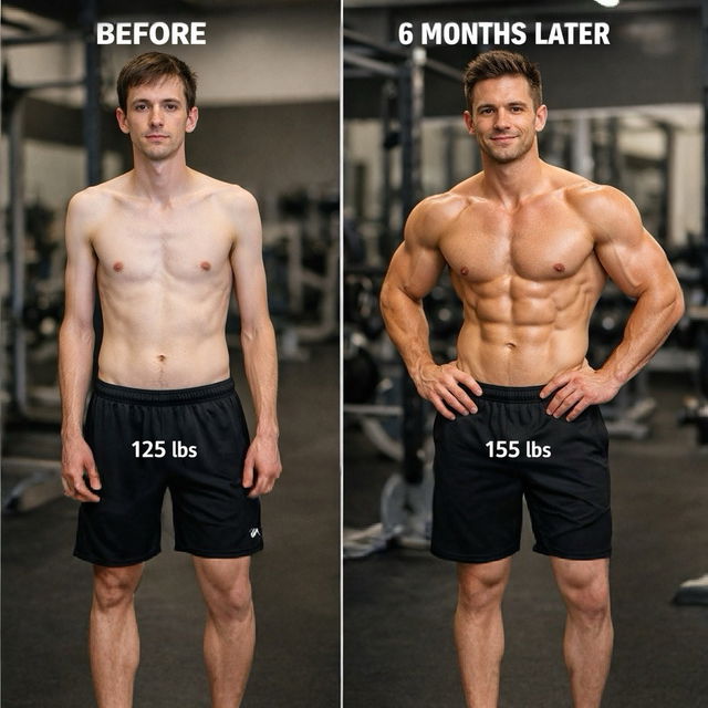 Transformation before after