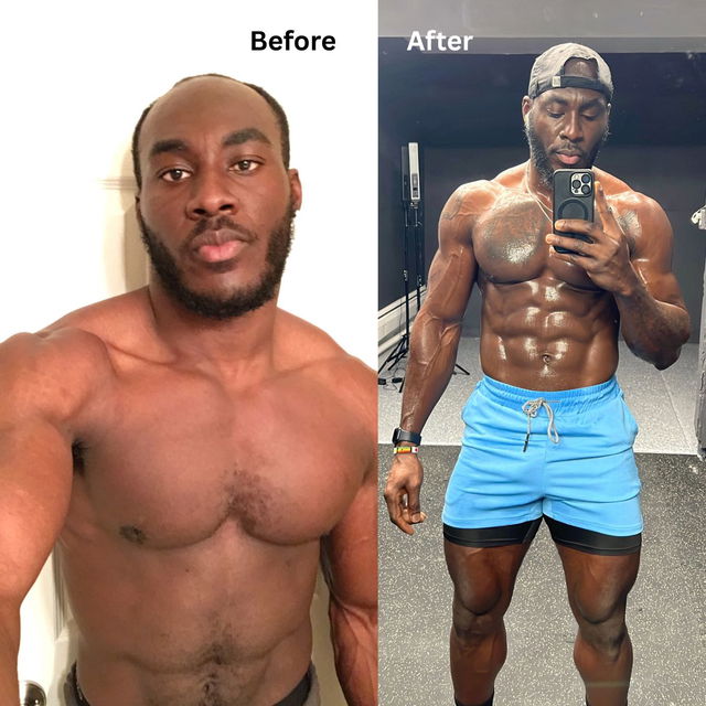 Transformation before after