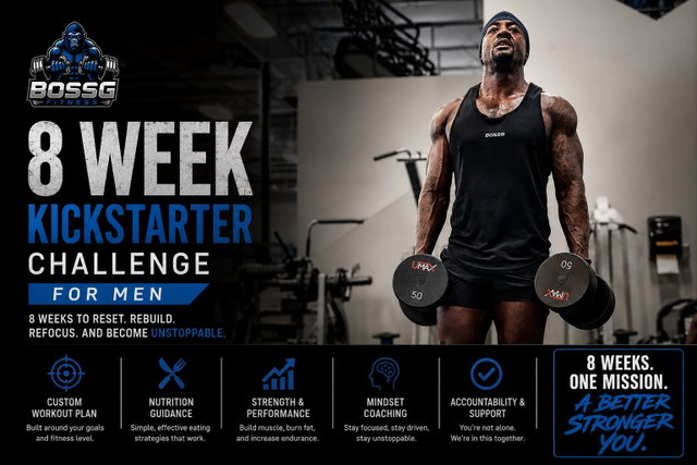 8-Week Kickstarter Challenge (For Men)