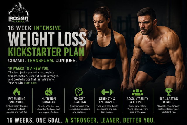 16 Wk. Intensive weight loss Kickstarter