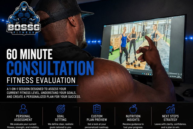 60 min. Consultation fitness evaluation