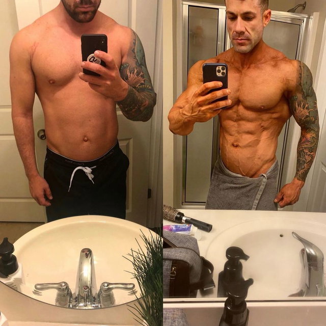 Transformation before after