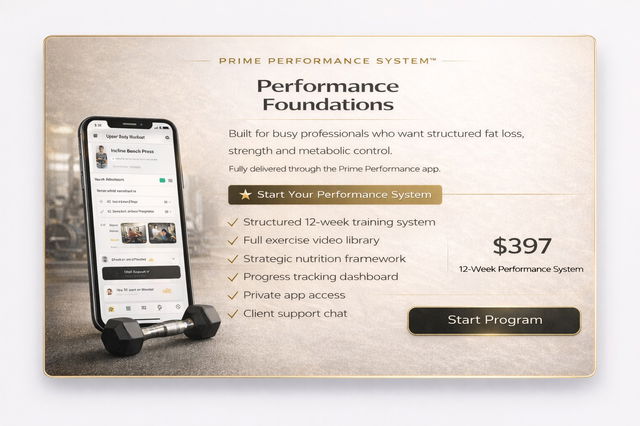 PERFORMANCE FOUNDATIONS - 12 WEEKS