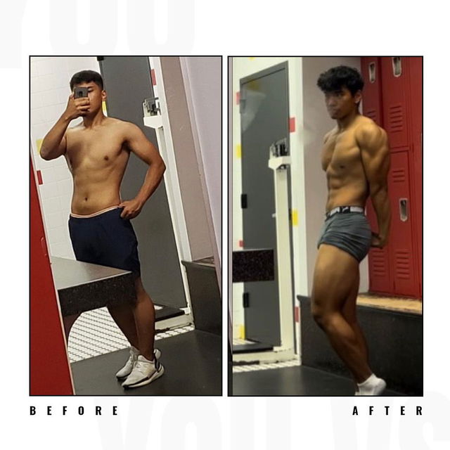 Transformation before after