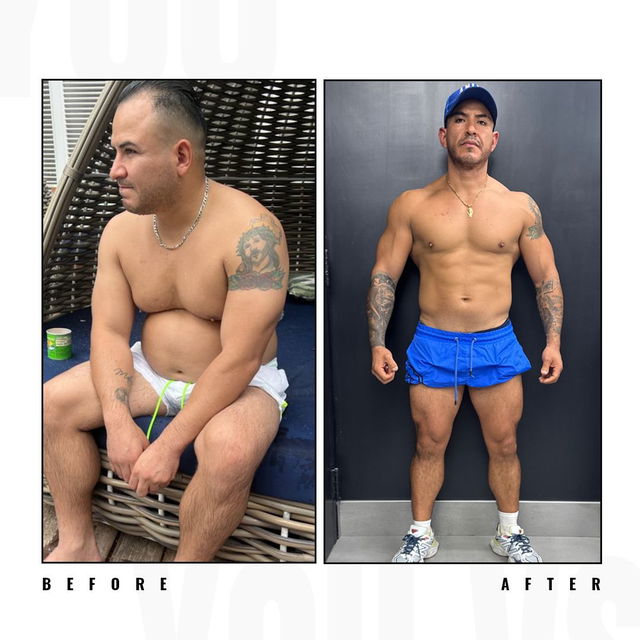 Transformation before after