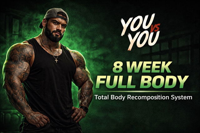 🏋️ YOU VS YOU – 8 WEEK FULL BODY TRANSFORMATION