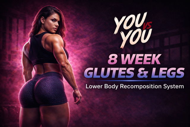 🍑 YOU VS YOU – 8 WEEK GLUTES & LEGS