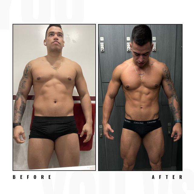 Transformation before after