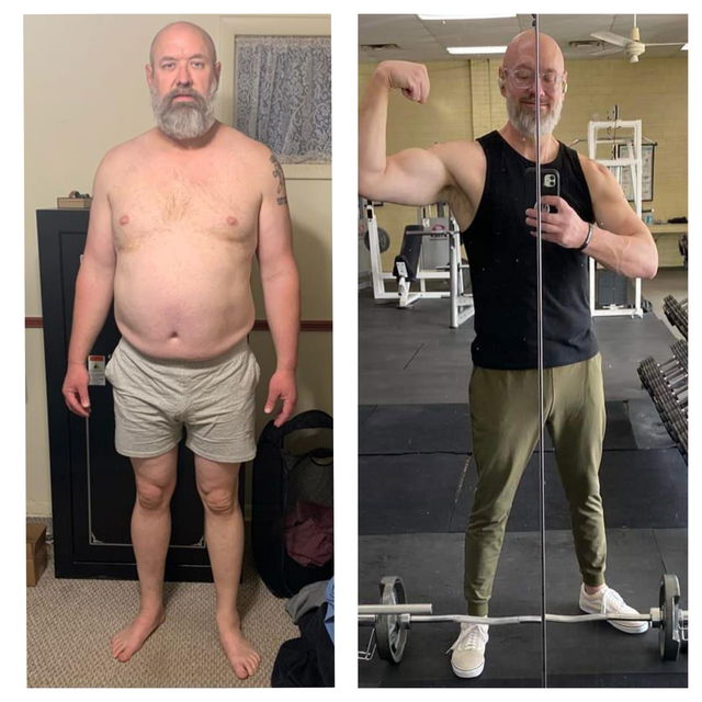 Transformation before after