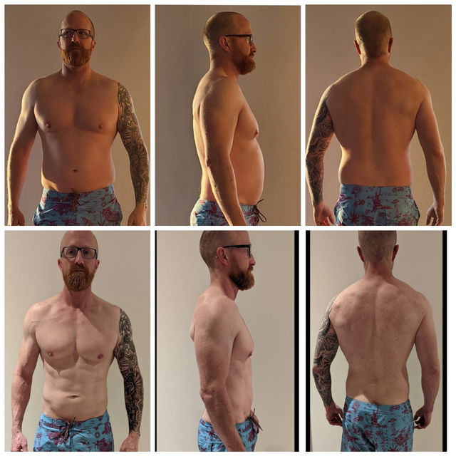 Transformation before after
