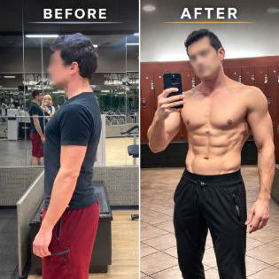 Transformation before after
