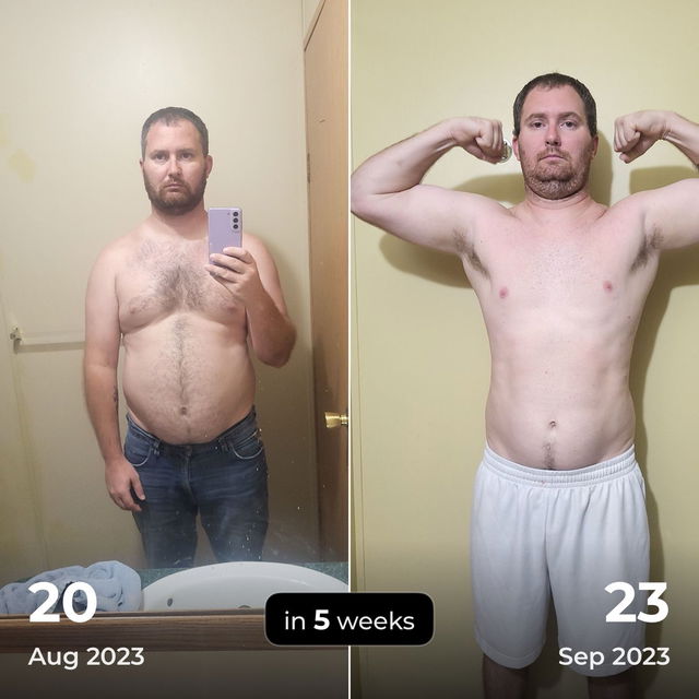 Transformation before after