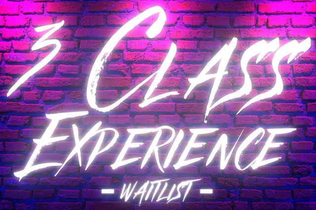3-CLASS STARTER EXPERIENCE - WAITLIST