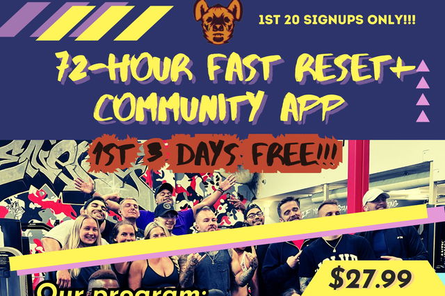 72-Hour Fast Reset+ Community App
