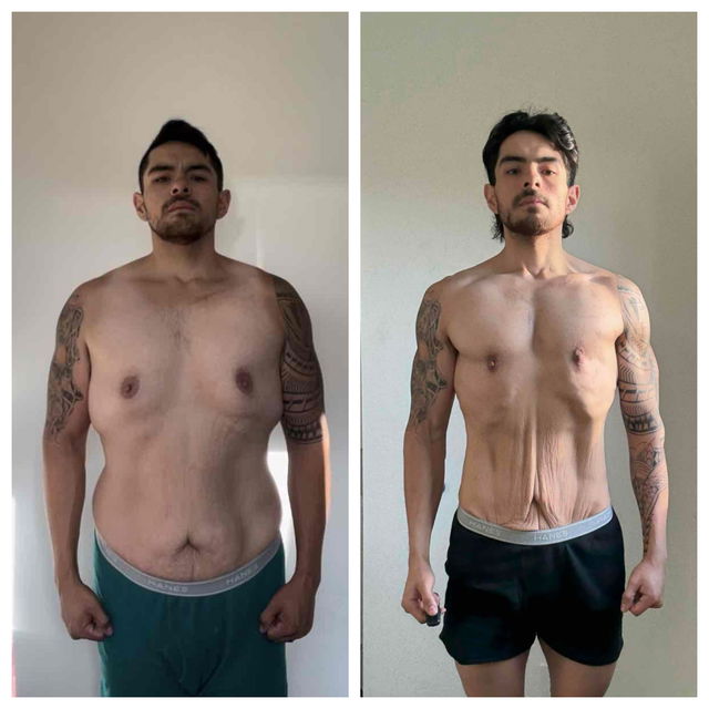 Transformation before after