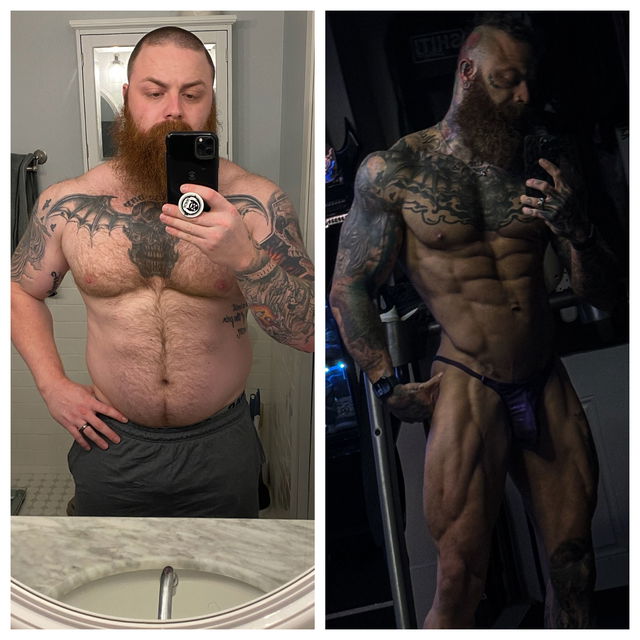Transformation before after