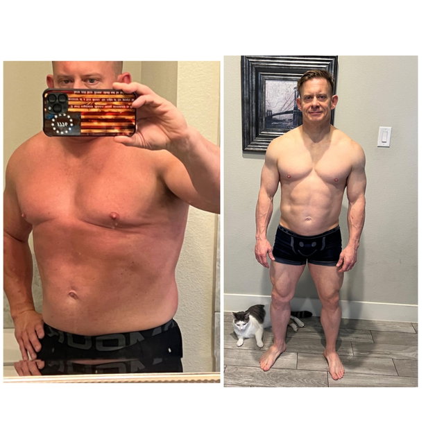 Transformation before after