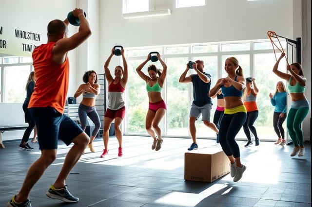 Full Body Functional Fitness Gym Workout