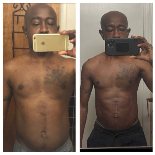 Transformation before after