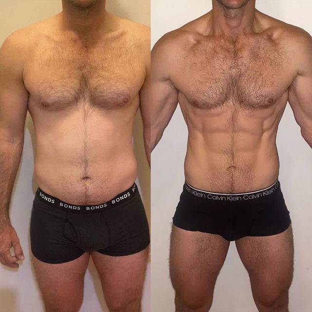 Transformation before after