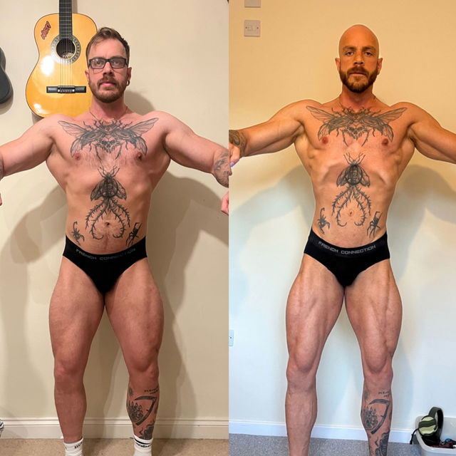 Transformation before after