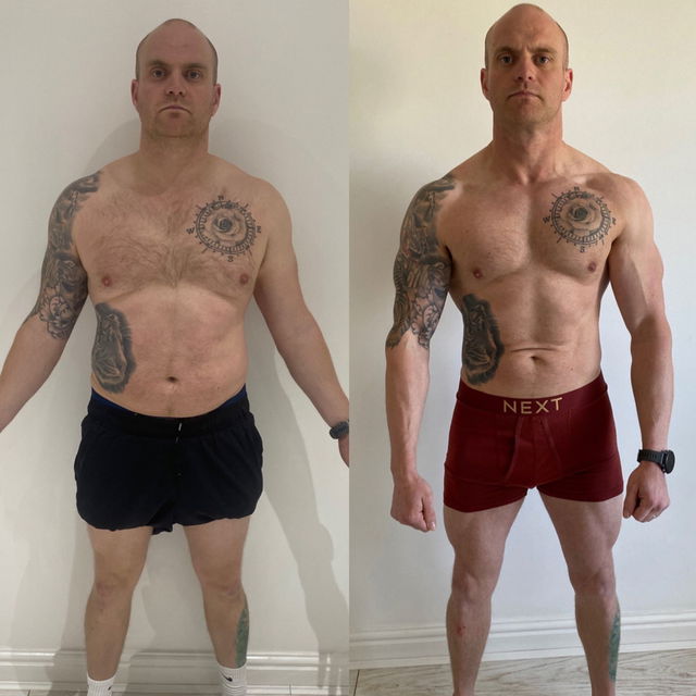 Transformation before after