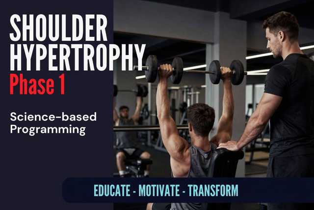 Shoulder Hypertrophy Program (Phase 1)