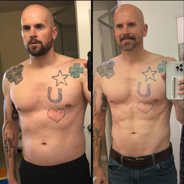 Transformation before after