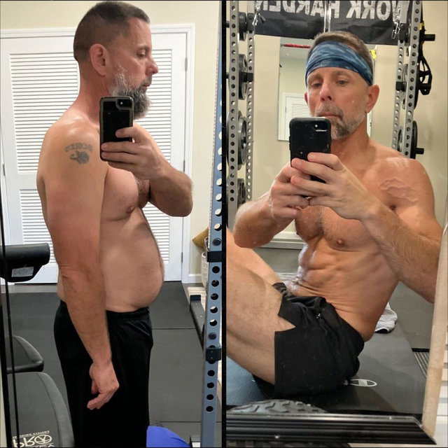 Transformation before after