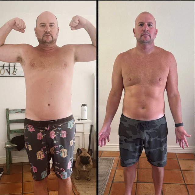 Transformation before after