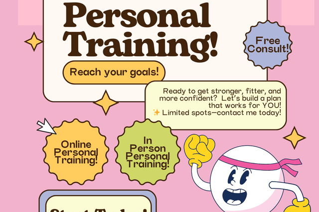 1 on 1 PT 3x / week (weekly payment plan)