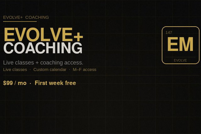 Evolve+ Coaching