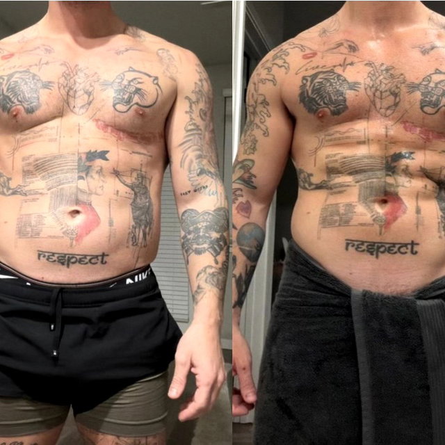 Transformation before after