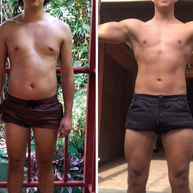 Transformation before after