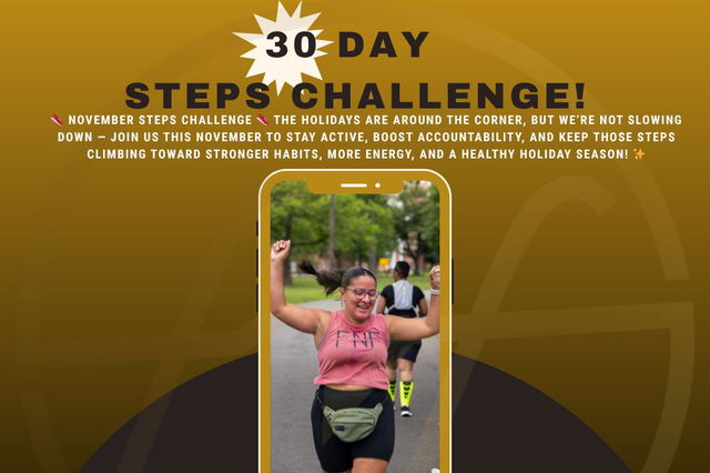 No Excuses November: Steps Challenge