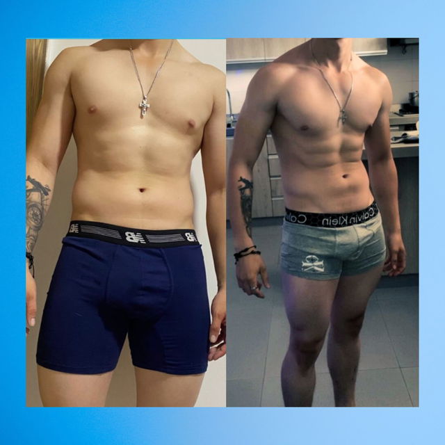 Transformation before after