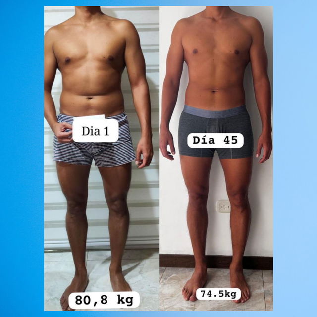 Transformation before after