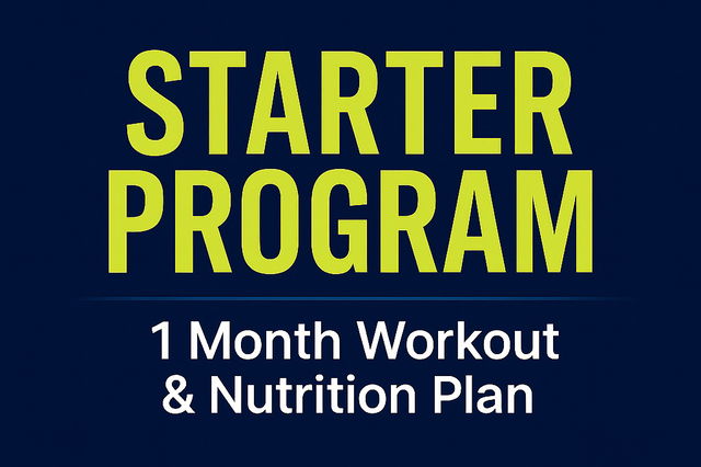 BSF24 Starter Program - (1 month) - Workout & Nutrition