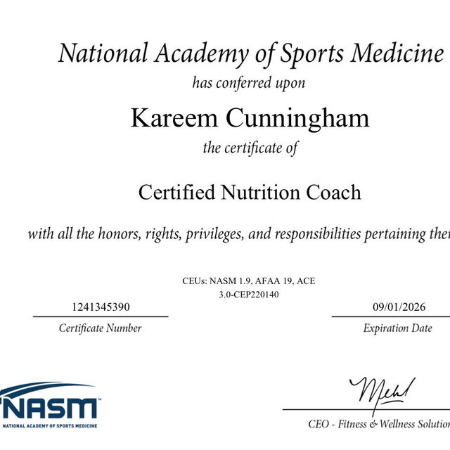 Coach Kareem Cunningham & Dr Srinivasa K. Rao