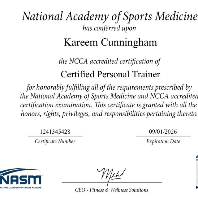 Coach Kareem Cunningham & Dr Srinivasa K. Rao