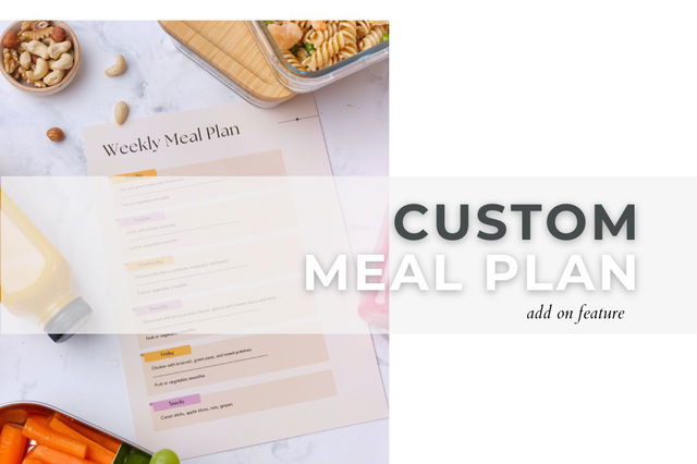 CUSTOM MEAL PLAN (add on to Macro Coaching)